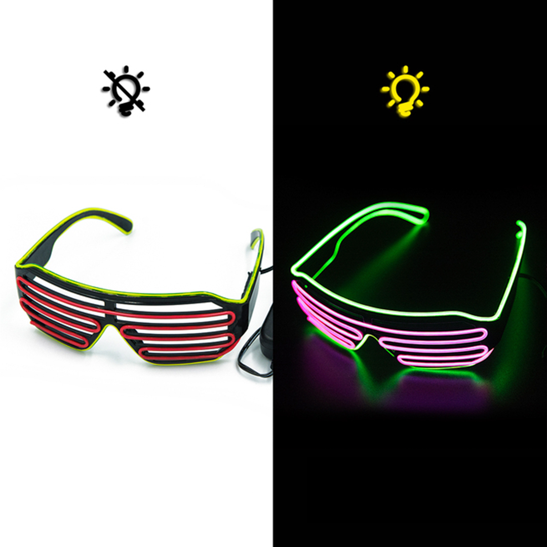 Gafas neon festivales