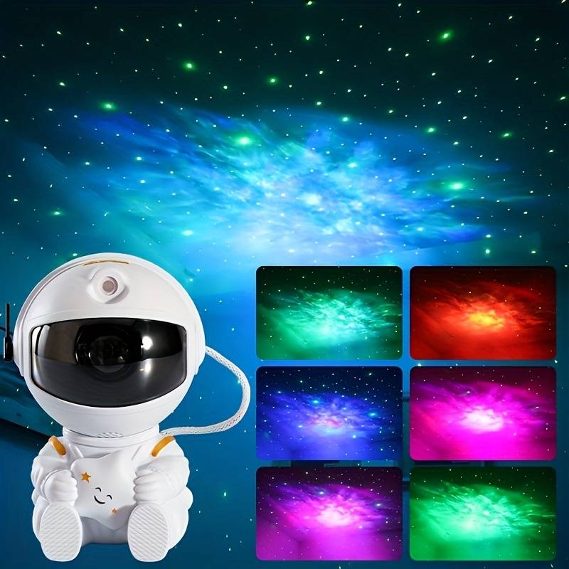 Proyector astronauta con altavoz bluetooth